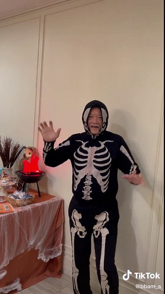 Halloween Dance Performance in Skeleton Costume
