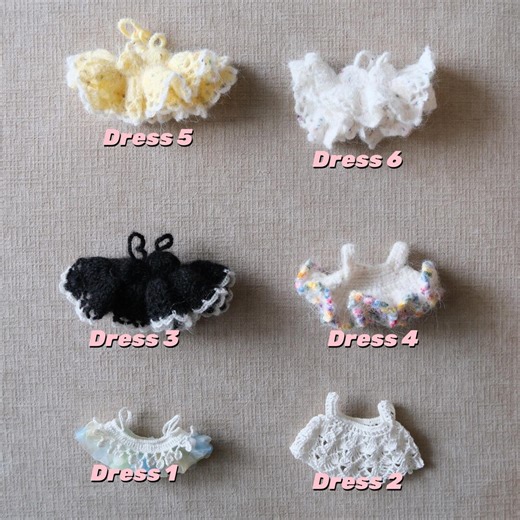 Handmade Knitted Tutu Dress: Customizable Wool & Cotton Doll Outfit - Etsy