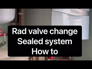 How to change a radiator valve sealed system