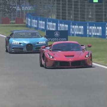 Ferrari LaFerrari vs Bugatti Chiron at Monza