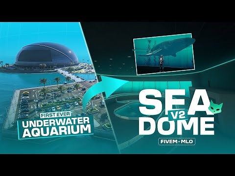SeaDome MLO V2 – Over-Ocean Dome , UnderWater Aquarium, 360° LED & New Custom Shops | FiveM