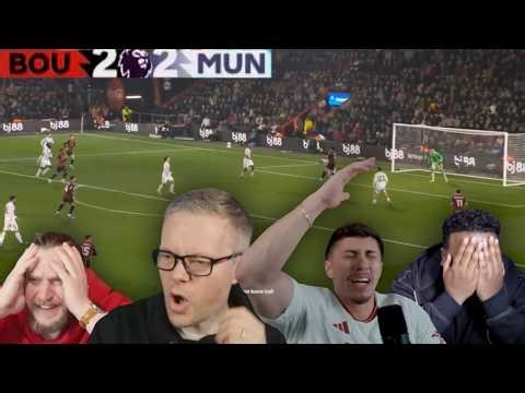 MAN UNITED FANS FUME 😤 AFTER RED CARD DRAMA IN 2-2 DRAW vs BOURNEMOUTH!