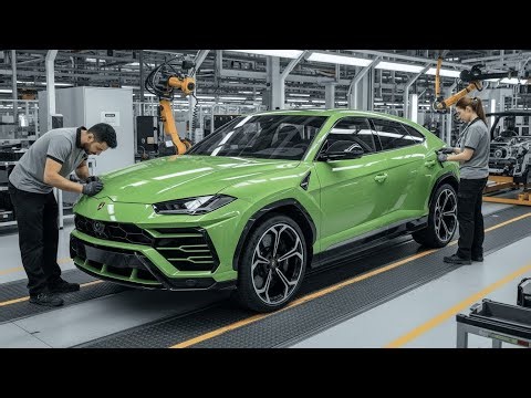 Inside the Lamborghini Urus factory: The production process of the Italian super SUV (Full Process)