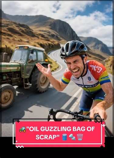 🚜"OIL GUZZLING BAG OF SCRAP" 🛢️🔩🗑️Casual cycle in the Lake District outpacing 10 litre oil guzzling land destroyers. #tractor #farming #lakedistrict #cycle #fyp #farm #farmer #fypviralシ | Pedals and Peaks