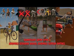 Kompilasi Tantangan Upin Ipin vs Anomali Gerobak Bakso,Anomali Gerobak Eskrim Walls,Anomali Truk‼️😱