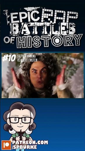 Top 10 EPIC RAP BATTLES of HISTORY | Stephen Hawking vs. Albert Einstein