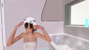 VR KANOJO - Ванна с моей VR девушкой ( ВИРТУАЛЬНАЯ РЕАЛЬНОСТЬ)