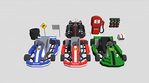 Karts - Minecraft resource pack in desc - Download Free 3D model by Sprint (@Sprintpt)