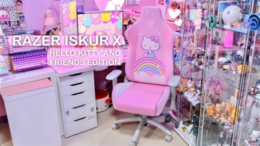 Razer Iskur X Hello Kitty And Friends Edition Unboxing