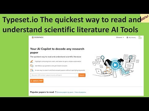 typeset.io Your AI Copilot to decode any research paper AI Tools