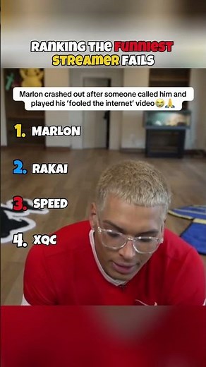 RANKING THE FUNNIEST STREAMER FAILS