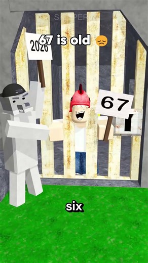 67 Is old 😞 #shorts #roblox #robloxanimation #usa