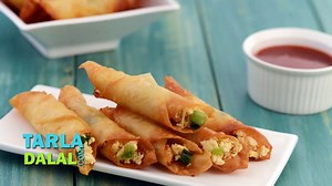 Paneer Chilli Cigars Recipe