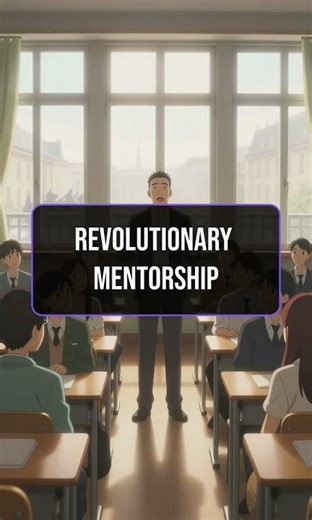 How a teacher sparked change. #History #Mentorship #Revolution