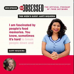 NEW POD JUST DROPPED 🚨 Aarti Sequeira spills the tea on motherhood, mental health and how food brings us all together 💫 Listen to the #FoodNetworkObsessed podcast, hosted by Jaymee Sire: http://foodtv.com/applepodcasts | Food Network