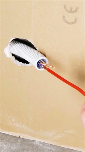 This is how to easily insert the cable into the hose hole #insert #cable #hose #holes
