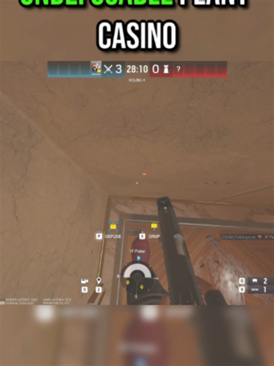 UNDEFUSABLE CASINO PLANT SPOT (Thank you @ShmakoBola for help & clips) #rainbowsix #r6 #r6seige #bug #glitch