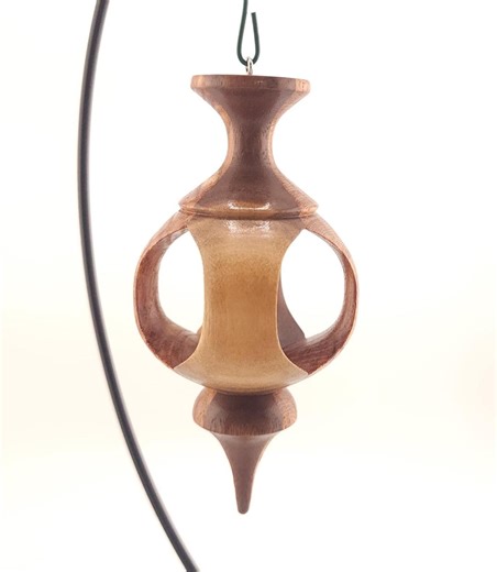 Inside-out Wood Turning Hollow Window Christmas Ornament - Etsy