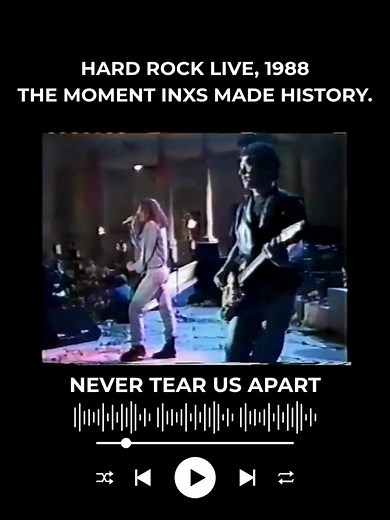 Hard Rock Live, 1988 — the moment INXS made history. Relive the power of “Never Tear Us Apart”! Note: No copyright intended. Video not mine. #INTXS #INXSTribute #PubRock #LiveMusicTexas | INTXS