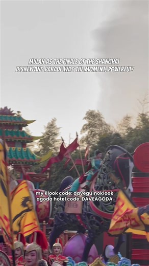 Mulan Parade Moment at Shanghai Disneyland