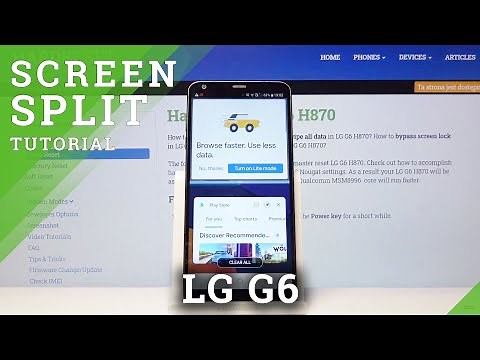 How to Split Screen in LG G6 - Run Apps Simultaneously