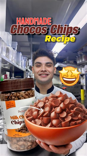 Raja Chandra on Instagram: "🍫✨ Handmade Choco Chips | Easy & Delicious at Home 😋🍪 Handmade choco chips Chocolate chips recipe Homemade choco chips Easy chocolate recipe DIY choco chips Baking ingredients Chocolate treats Sweet recipe at home Homemade sweets Quick choco chips Chocolate dessert recipe Kids favorite chocolate Homemade chocolate chips @chefrohitchandra @chefrajachandra #HandmadeChocoChips #ChocolateChipsRecipe #HomemadeChocoChips #EasyChocolateRecipe #DIYChocoChips #BakingIngredi