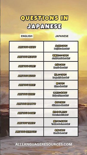Learn Japanese Question Phrases (Japanese w/ Romaji) | Easy Beginner Practice #fyp #japaneselanguage