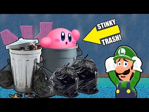 Super Smash Bros. Ultimate - Who Can Remove The Trash In The Ocean? #TeamSeas