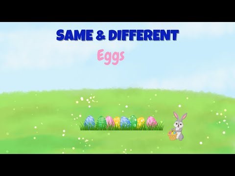 Same & Different | Songs for Preschoolers| Easter Eggs