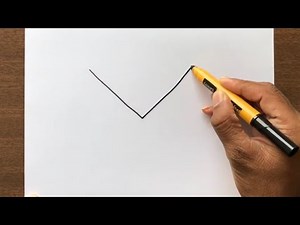 How to Draw a Compass Rose Picture from letter V