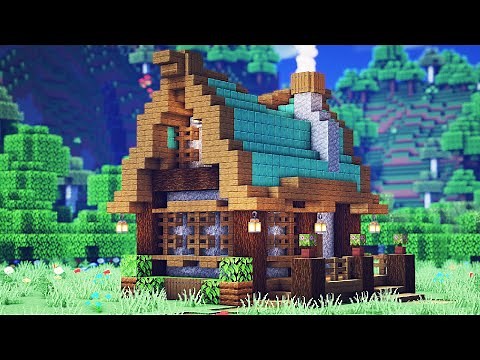 Minecraft: How To Build a Wooden House with Copper Roof