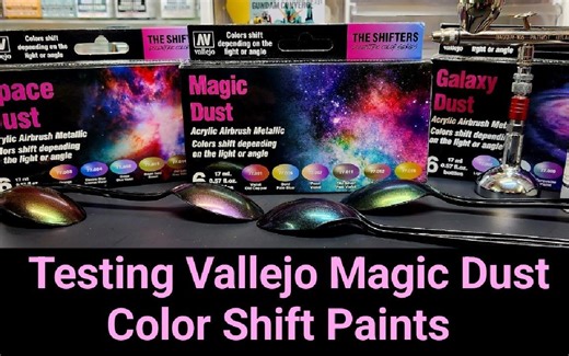 Vallejo 变色龙模型漆系列测试