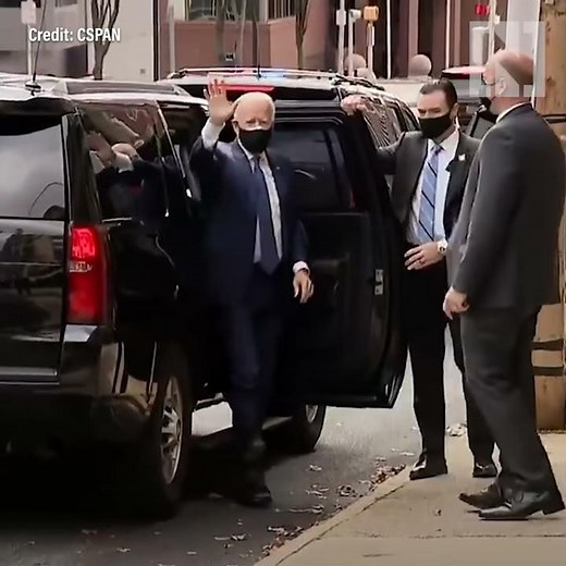 Joe Biden appears in walker boot after sustaining foot injury with his dog