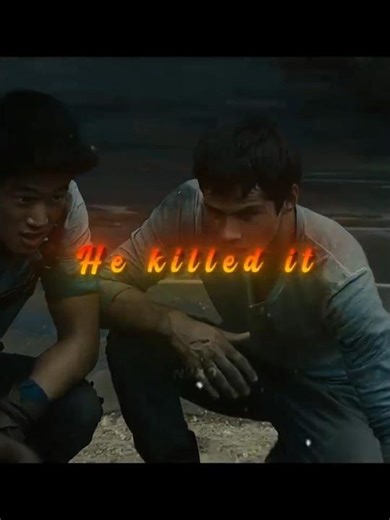 "Thomas killed the griever" - Maze runnner edit