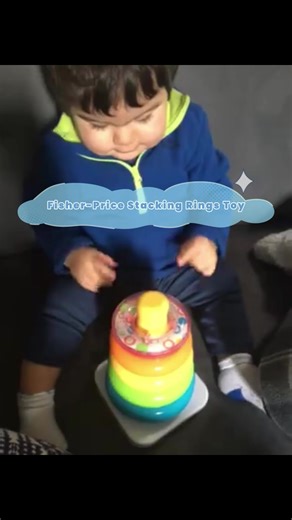 Fisher-Price Rock-a-Stack Ring Toy with Roly-Poly Base for Infants - Stacking Rings for Early Development & Motor Skills #childrentoys #interactivetoys #fitnessring #bestkidstoy #shoptoysandtots #babygifts #fidgettoysplus #funtoysforkids #buildingtoys #babygamesvlogs