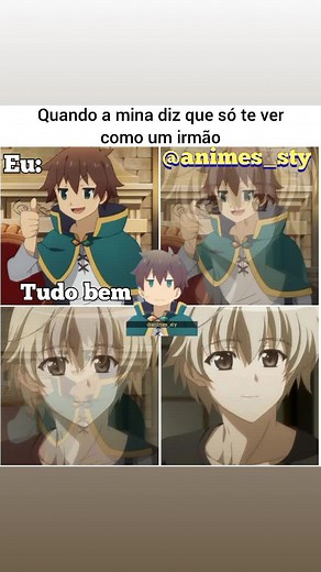 Oiê One Chan🌚 #animesbrasil #animes #otaku #kazuma #yuganosora #konosuba