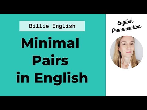 Minimal Pairs in English | English Pronunciation