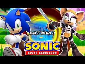 NEW RACE WORLD IS HERE!! | UNLOCK BATTEN ROUGE FAST!! (Sonic Speed Simulator)