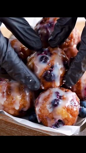 29K views · 78 reactions | Oven-Baked Wild Blueberry Fritter Bites...