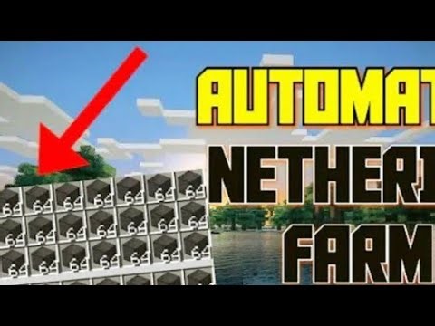 how to make infinite netherite farm in minecraft in 2025