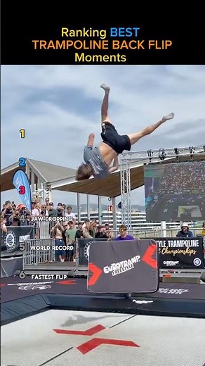 Ranking Best Trampoline Back Flip Moments