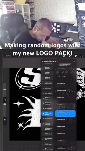 Making random logos with my logo pack…👀