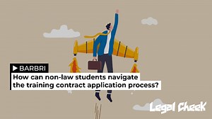 🎬 At our recent event in partnership with Barbri SQE Prep, George McNeilly, early careers partner at DWF, shared his top tips for non-law students navigating the training contract application process #LCCareers | Legal Cheek