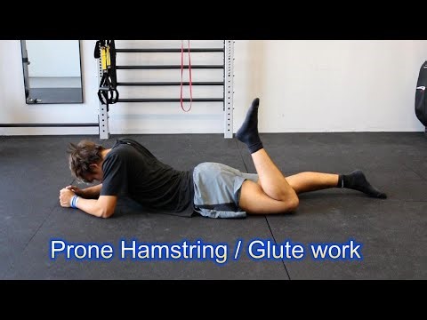 Prone Knee Flexion & Hip Extension w Rotation