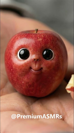 Apple ASMR 🍎 Ultra Crunchy Juicy Bite #ASMR #OddlySatisfying