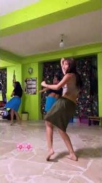 Tahitian Dance Power! 🌴 Energetic Otea Practice #Shorts