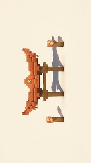 How to Build a Japanese Gate in Minecraft