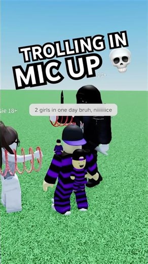 Trolling and ruining peoples day in Mic Up 💀😭 #roblox #robloxshorts #robloxmemes