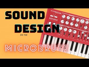 Arturia Microbrute - Jamming and Designing Bass Sounds (unedited no talking)