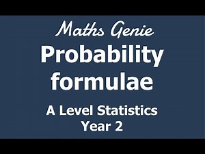 Probability formulae